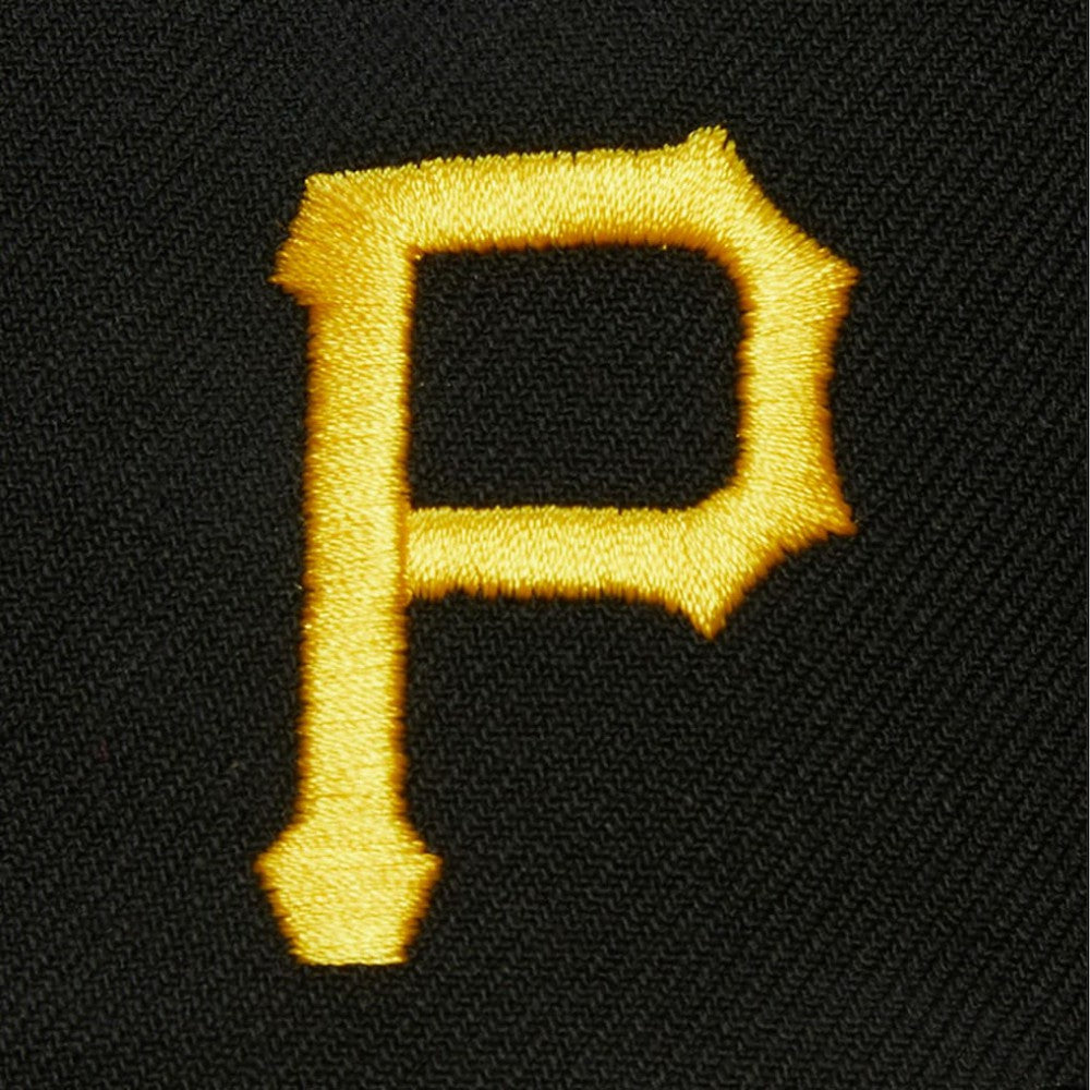 Pittsburgh Pirates Team Tagged Snapback Hat Black | Mitchell & Ness