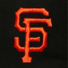 San Francisco Giants Team Tagged Snapback Hat Black | Mitchell & Ness