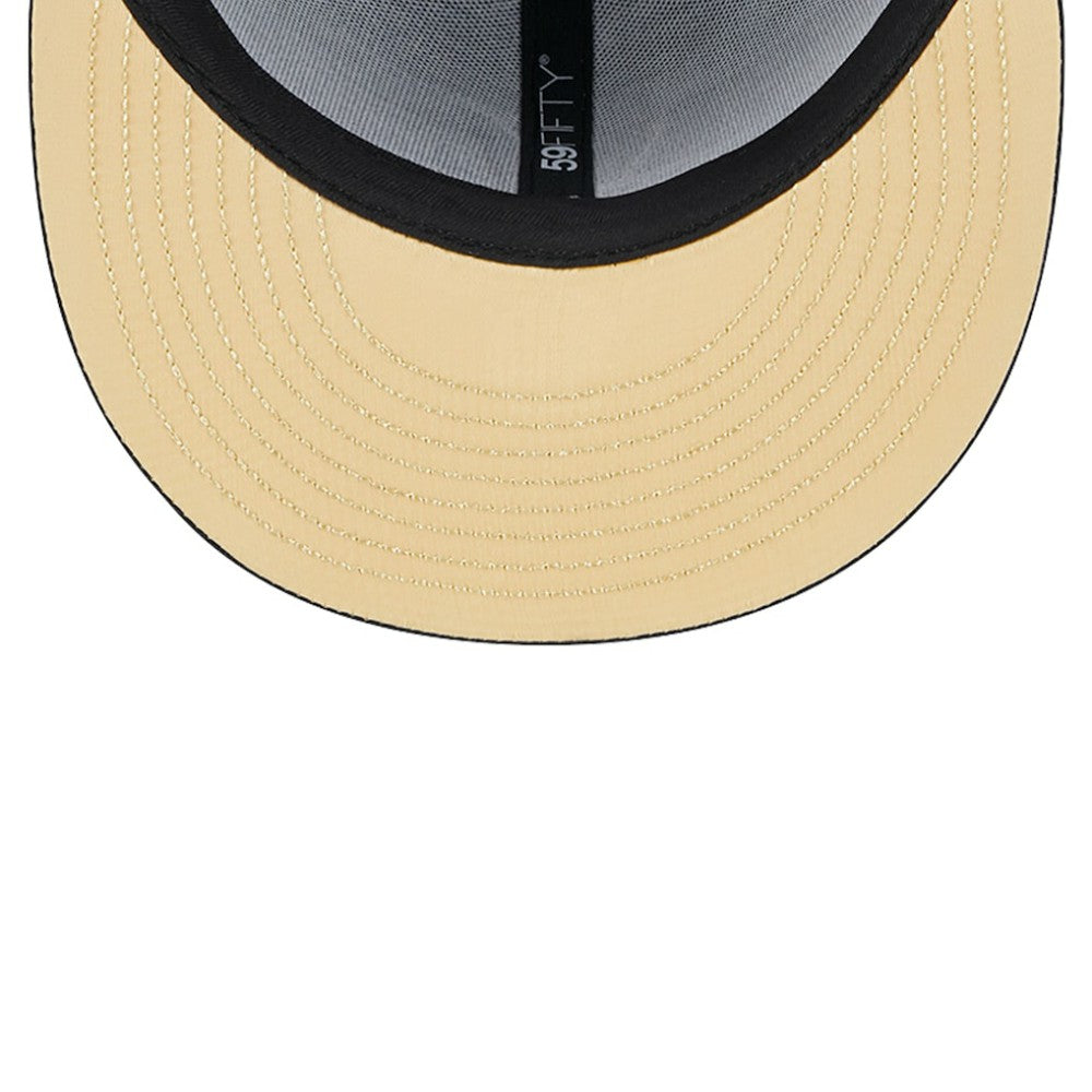 Atlanta Braves 59FIFTY Day Allover Fitted Hat Black | New Era