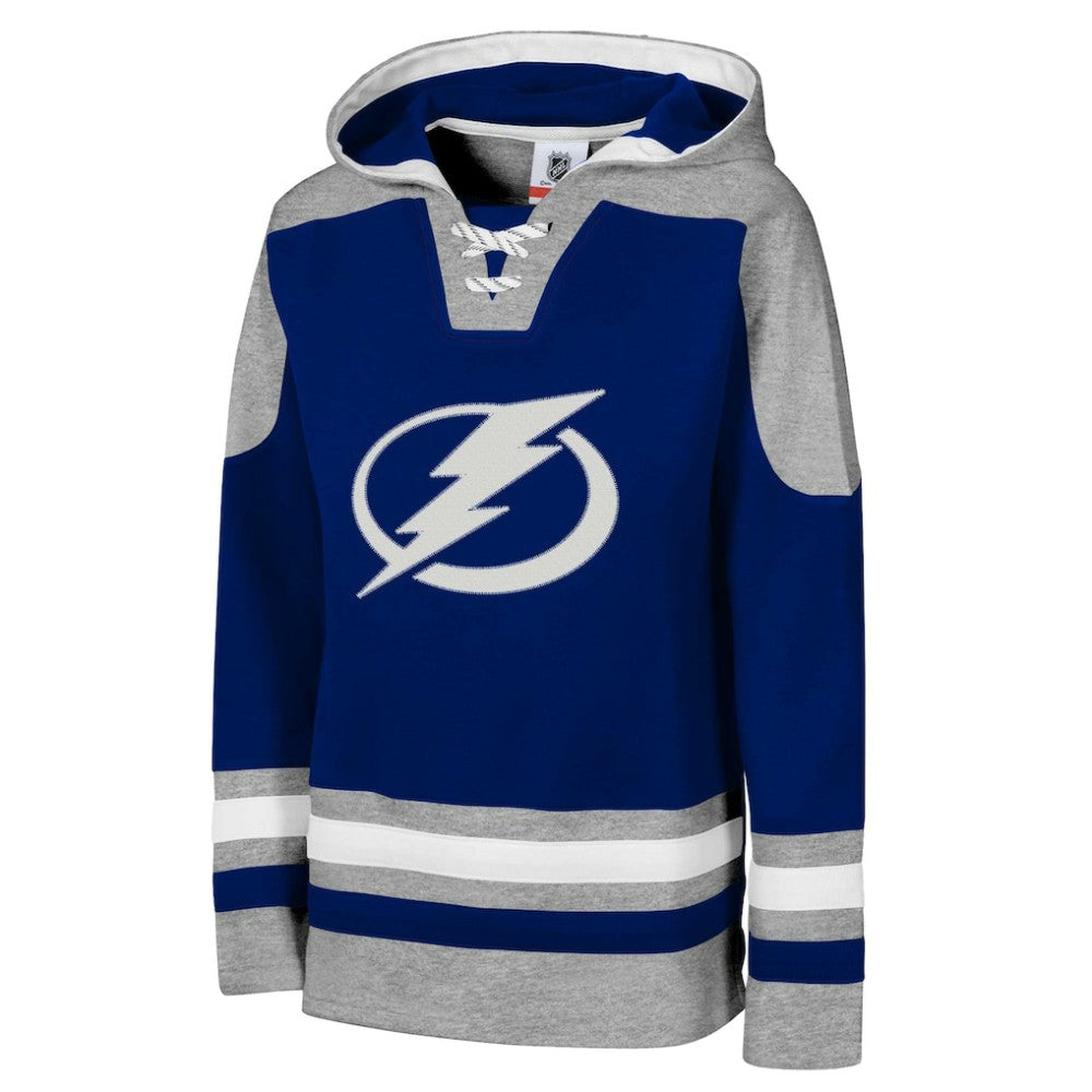 Tampa Bay Lightning Youth Ageless Must Have Home V-Neck Pullover Hoodie Blue