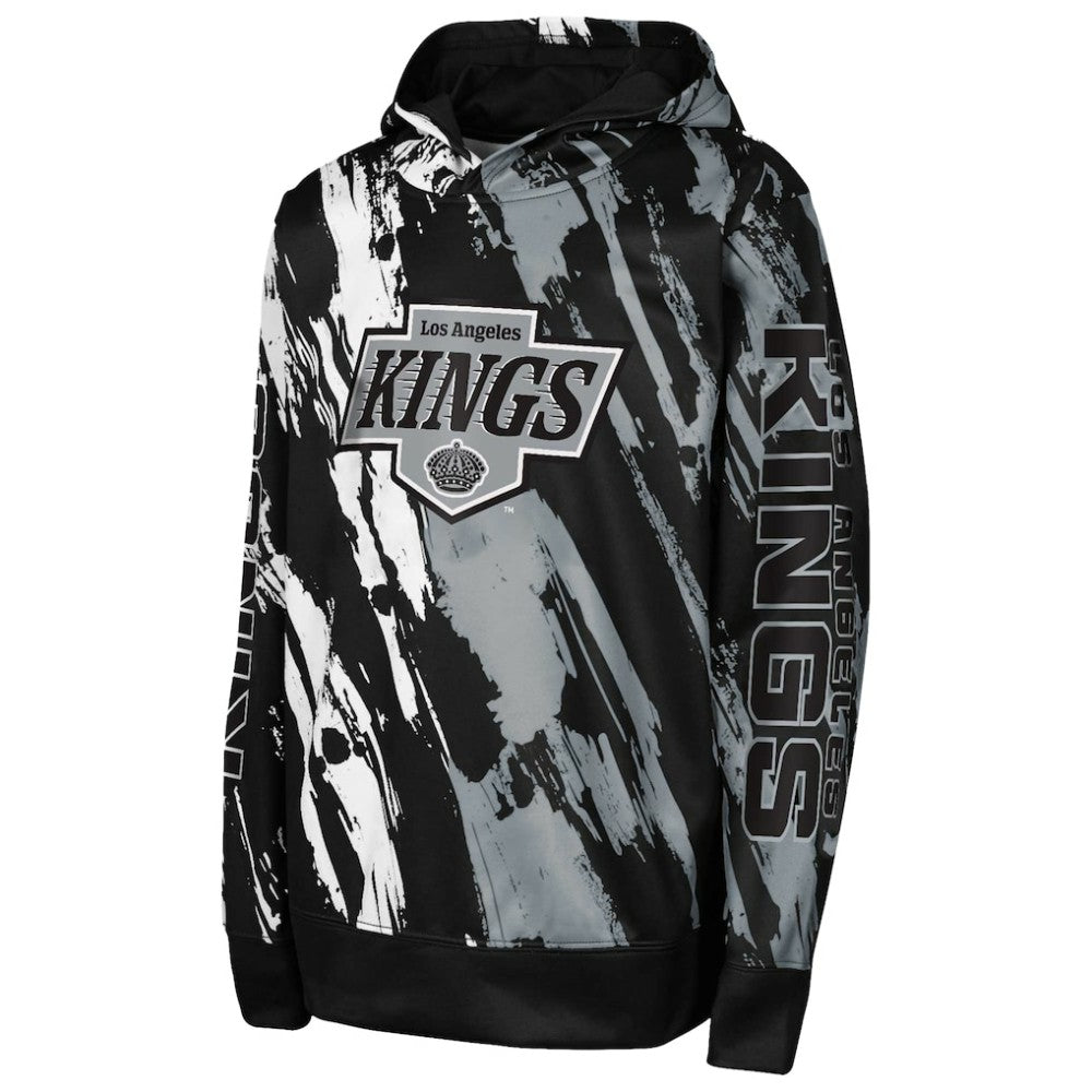 Los Angeles Kings Youth Master Snipe Pullover Hoodie Black