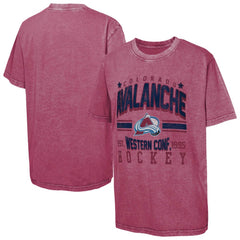 Colorado Avalanche Youth Sure Short T-Shirt Burgundy