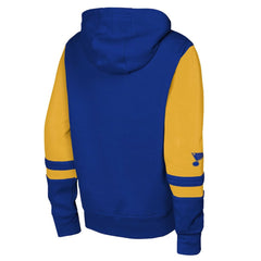 St. Louis Blues Youth Face Off Full-Zip Hoodie Blue
