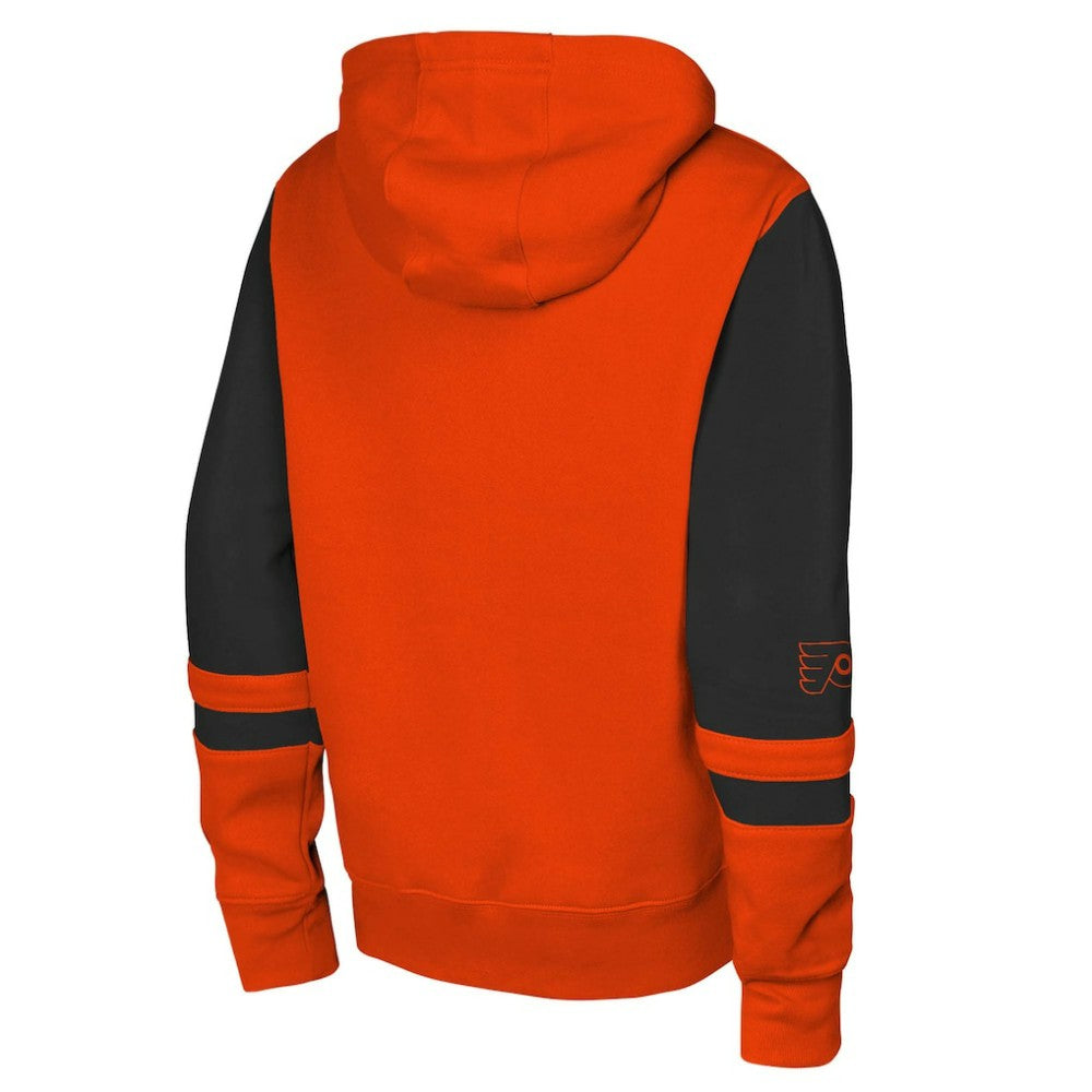 Philadelphia Flyers Youth Face Off Full-Zip Hoodie Orange
