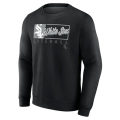 Chicago White Sox Profile Big & Tall Pullover Sweatshirt Black