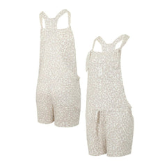 Boston Red Sox Concepts Sport Women's Montana Hacci Knit Romper Overalls Cream
