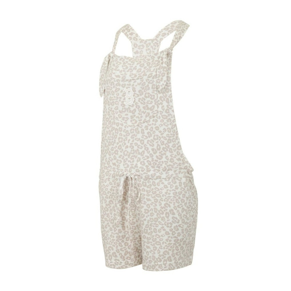 Boston Red Sox Concepts Sport Women's Montana Hacci Knit Romper Overalls Cream