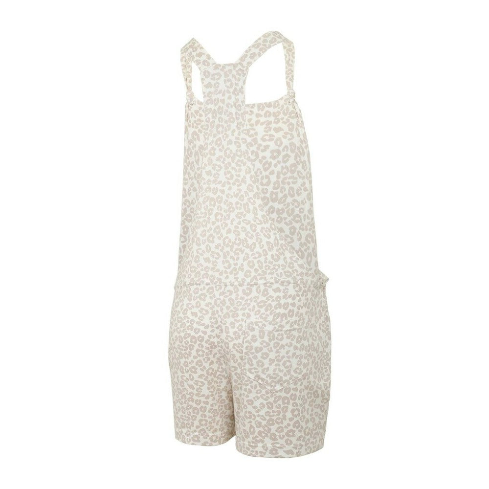 Boston Red Sox Concepts Sport Women's Montana Hacci Knit Romper Overalls Cream