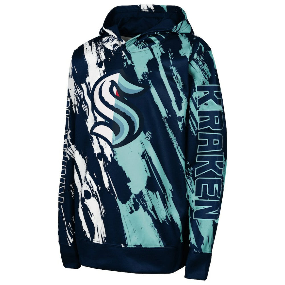 Seattle Kraken Preschool Master Snipe Pullover Hoodie Deep Sea Blue