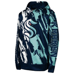 Seattle Kraken Preschool Master Snipe Pullover Hoodie Deep Sea Blue
