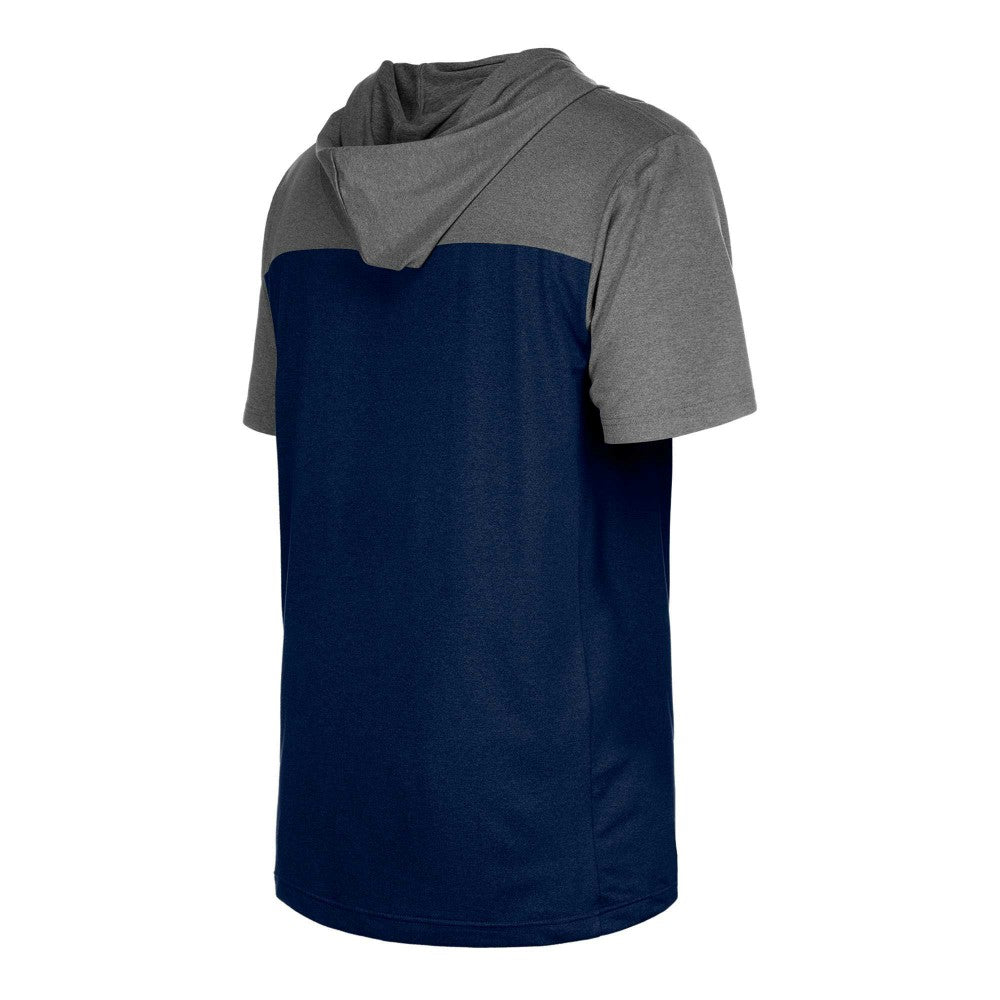 Milwaukee Brewers Active Brushed Hoodie T-Shirt Navy | New Era