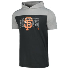 San Francisco Giants Active Brushed Hoodie T-Shirt Black | New Era