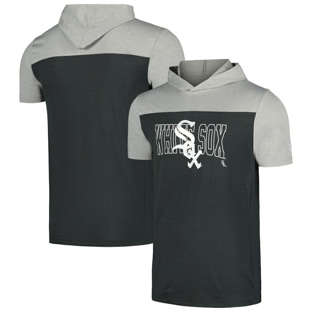 Chicago White Sox Active Brushed Hoodie T-Shirt Black | New Era