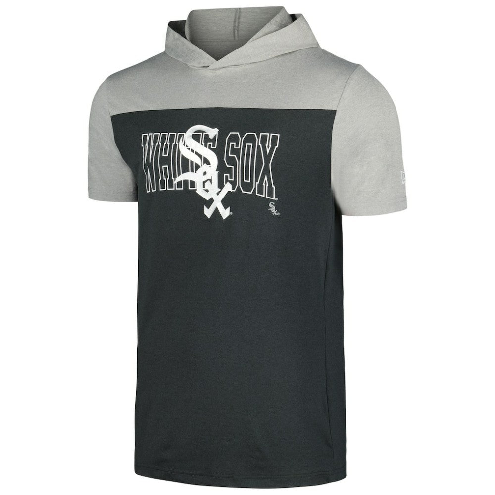 Chicago White Sox Active Brushed Hoodie T-Shirt Black | New Era