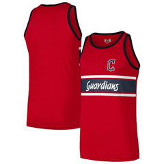 Cleveland Guardians Jersey Ringer Tank Top Red | New Era