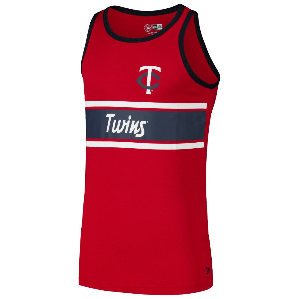 Minnesota Twins Jersey Ringer Tank Top Red | New Era