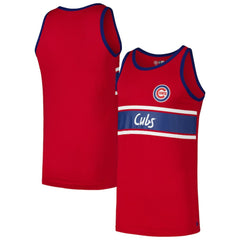 Chicago Cubs Jersey Ringer Tank Top Red | New Era