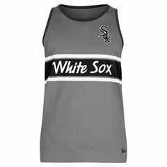 Chicago White Sox Jersey Ringer Tank Top Gray | New Era