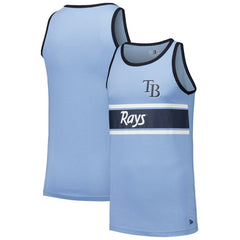 Tampa Bay Rays Jersey Ringer Tank Top Light Blue | New Era