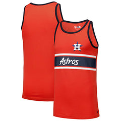 Houston Astros Jersey Ringer Tank Top Orange | New Era