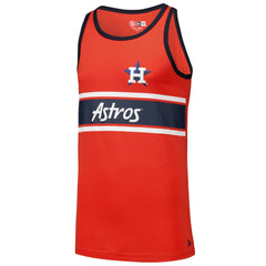 Houston Astros Jersey Ringer Tank Top Orange | New Era