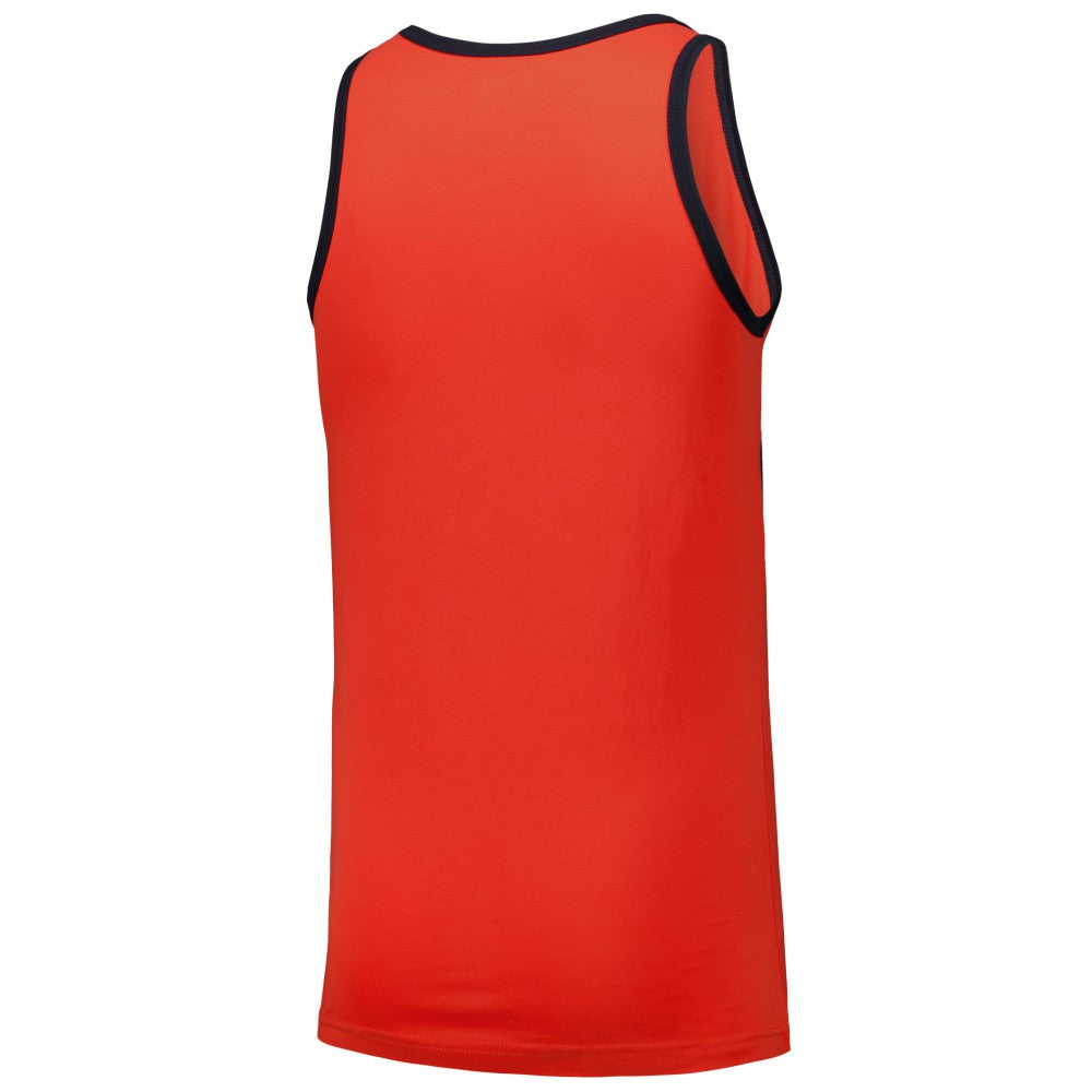 Houston Astros Jersey Ringer Tank Top Orange | New Era