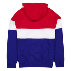 Atlanta Braves Ripstop Raglan Quarter-Zip Hoodie Windbreaker Jacket Blue | New Era