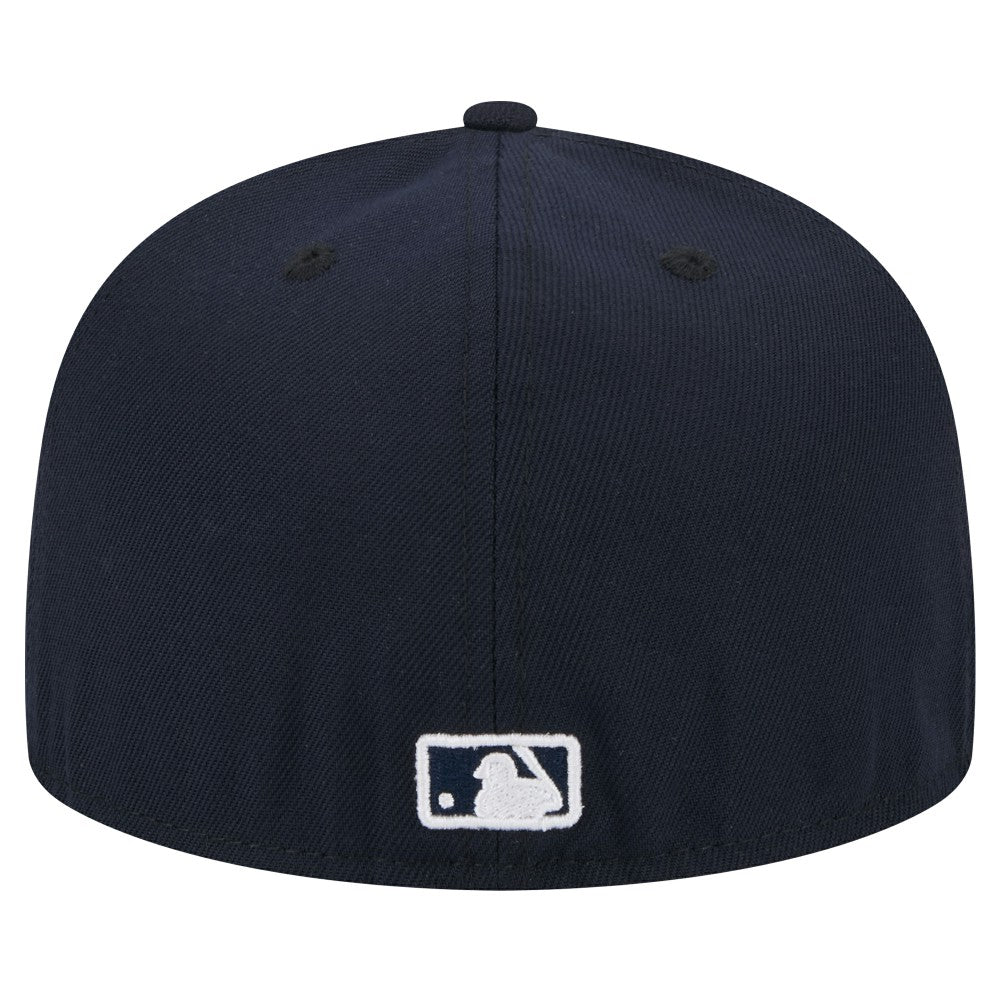Miami Marlins White Logo 59FIFTY Fitted Hat Navy | New Era