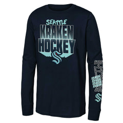 Seattle Kraken Youth Deep Sea Blue Navy