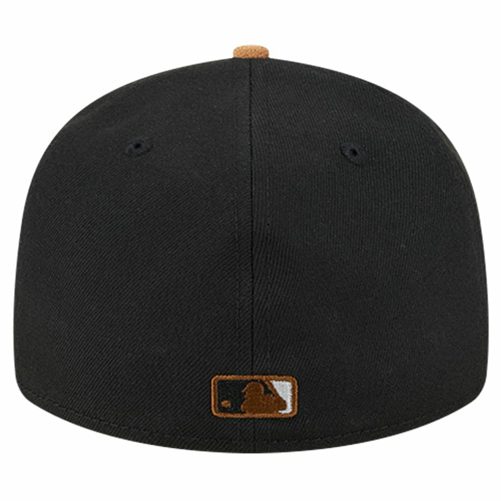 Chicago White Sox Team Suede Visor Low Profile 59FIFTY Fitted Hat Black | New Era