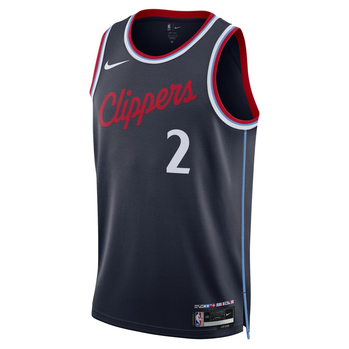 Kawhi Leonard LA Clippers Unisex 2024/25 Swingman Jersey - Navy - Icon Edition