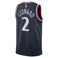 Kawhi Leonard LA Clippers Unisex 2024/25 Swingman Jersey - Navy - Icon Edition