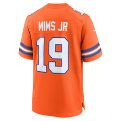 Marvin Mims Jr Denver Broncos Mile High Collection 1977 Throwback Player Game Jersey - Orange