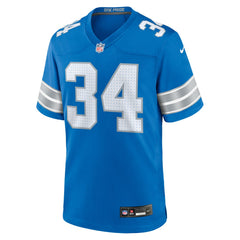 Alex Anzalone Detroit Lions Game Jersey - Blue