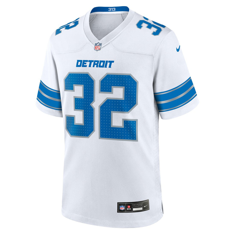 Brian Branch Detroit Lions White Game Jersey - White