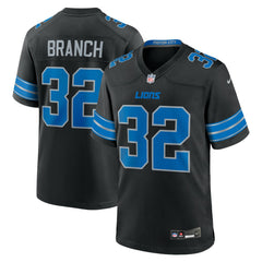 Brian Branch Detroit Lions Alternate Game Jersey - Black