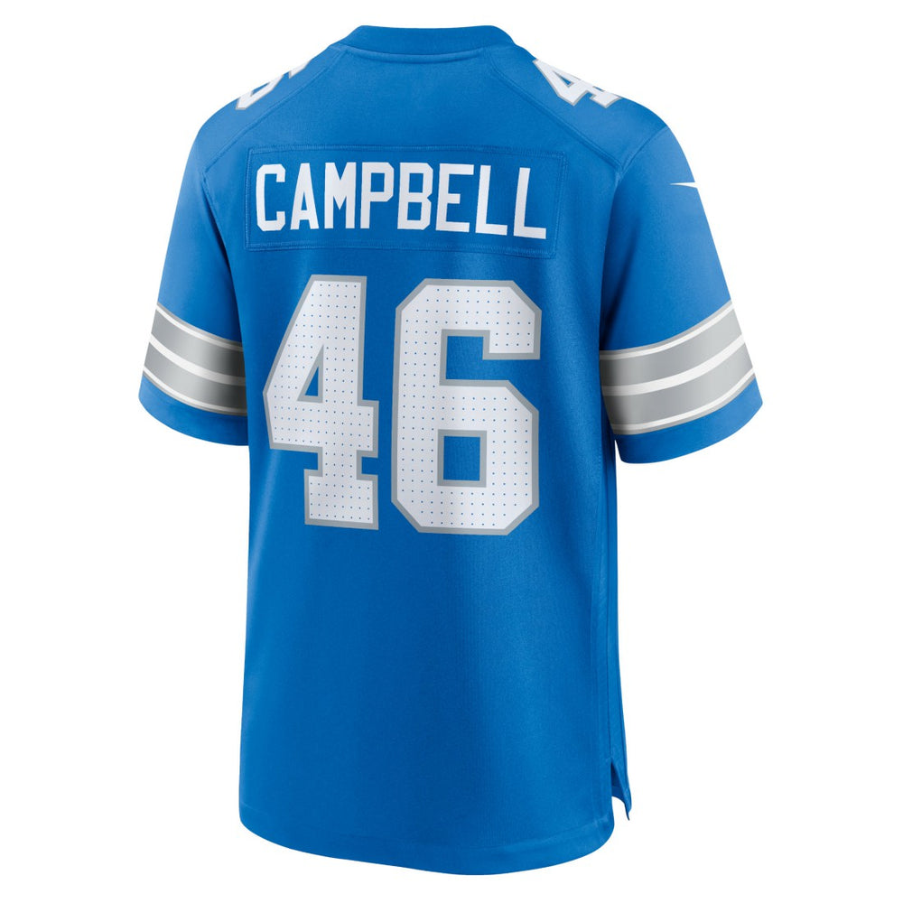 Jack Campbell Detroit Lions Game Jersey - Blue