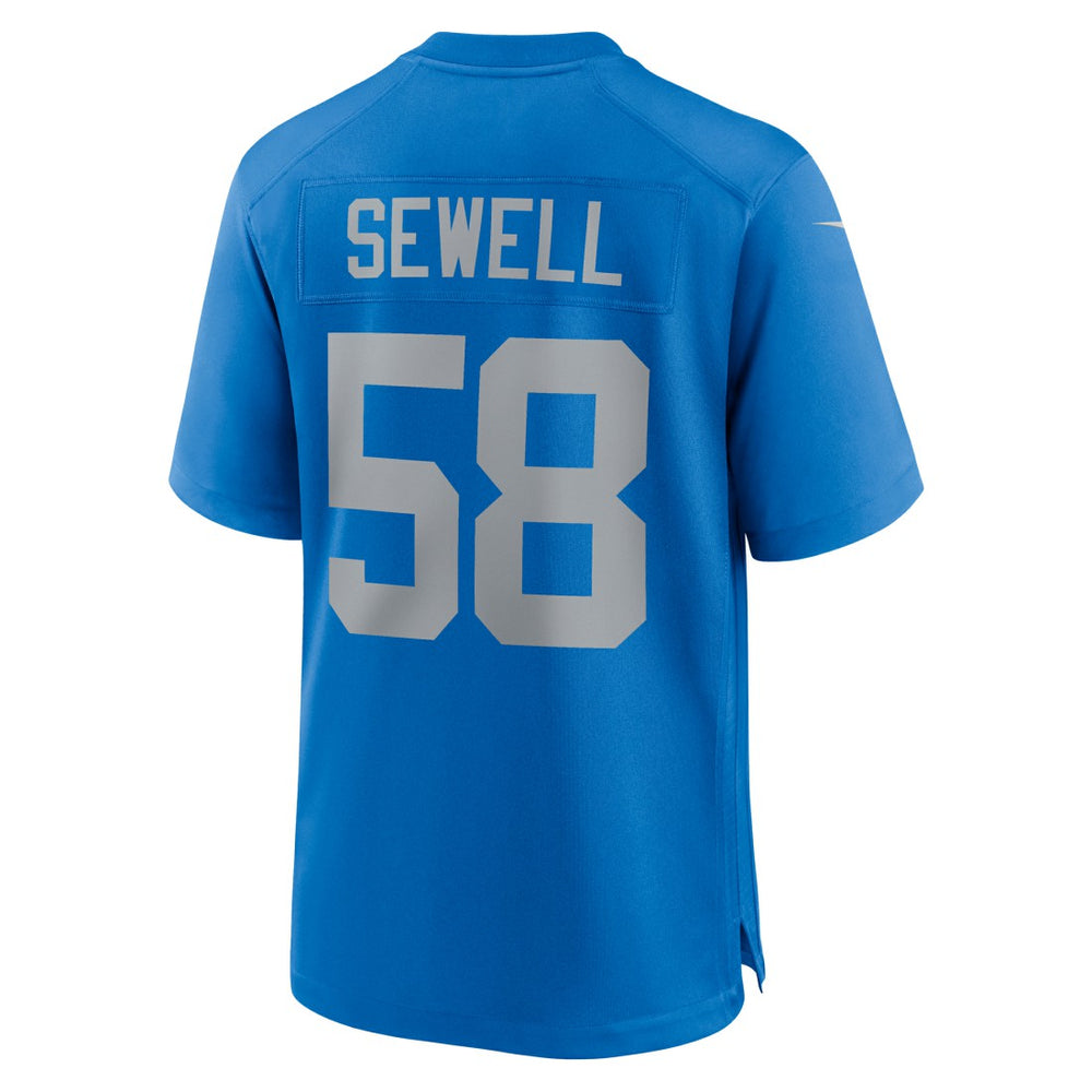 Penei Sewell Detroit Lions Alternate Game Jersey - Blue