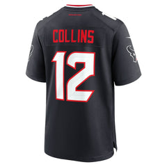 Nico Collins Houston Texans Game Jersey - Navy