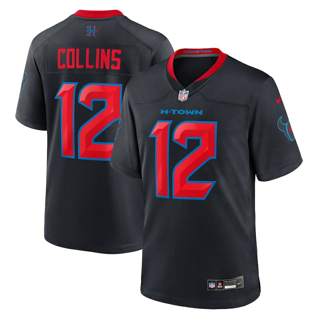 Nico Collins Houston Texans 2nd Alternate Game Jersey - Navy