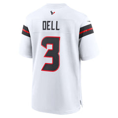 Tank Dell Houston Texans Game Jersey - White