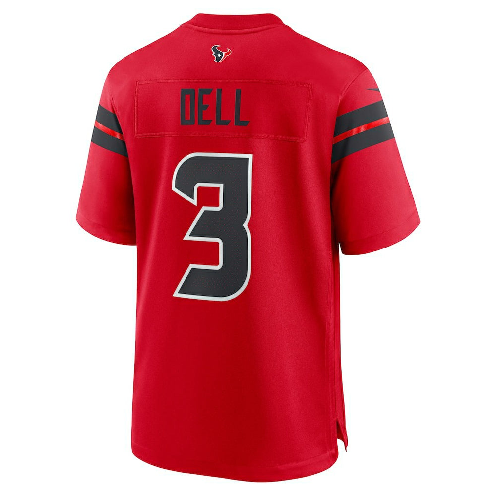 Tank Dell Houston Texans Alternate Game Jersey - Red