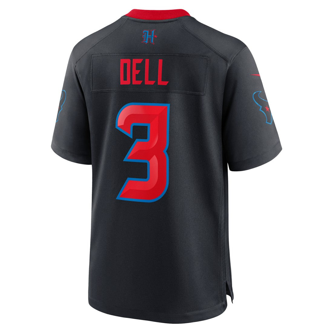 Tank Dell Houston Texans 2nd Alternate Game Jersey - Navy