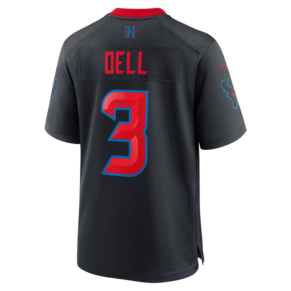 Tank Dell Houston Texans 2nd Alternate Game Jersey - Navy