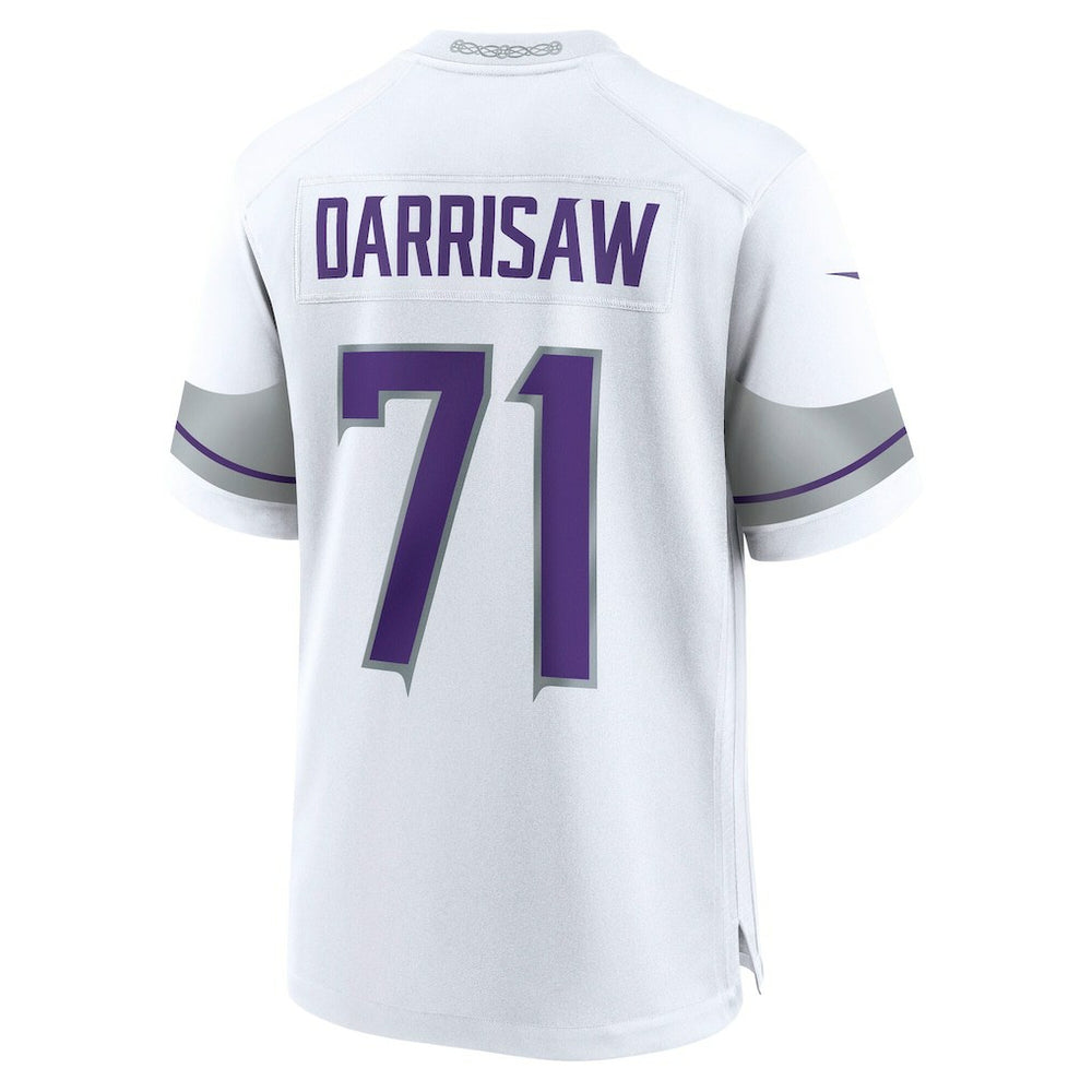 Christian Darrisaw Minnesota Vikings Alternate Game Jersey - White