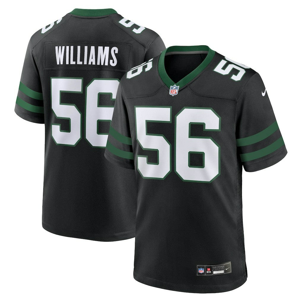 Quincy Williams New York Jets Alternate Game Jersey - Legacy Black