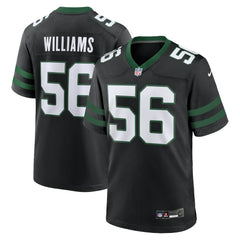 Quincy Williams New York Jets Alternate Game Jersey - Legacy Black