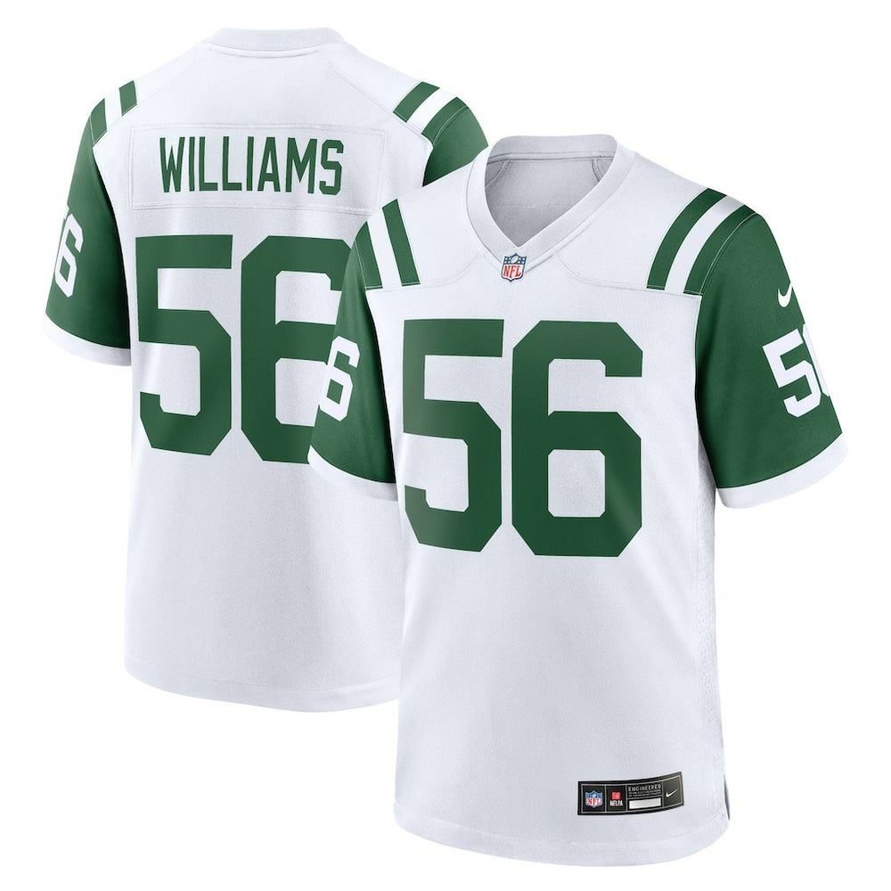 Quincy Williams New York Jets Alternate Game Jersey - White