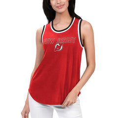 New Jersey Devils G-III 4Her by Carl Banks Women's Strategy Tank Top Red