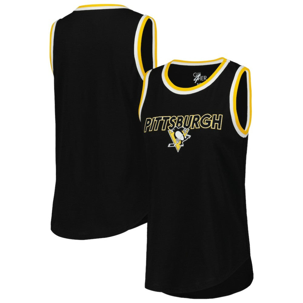 Pittsburgh Penguins G-III 4Her by Carl Banks Women's Strategy Tank Top Black